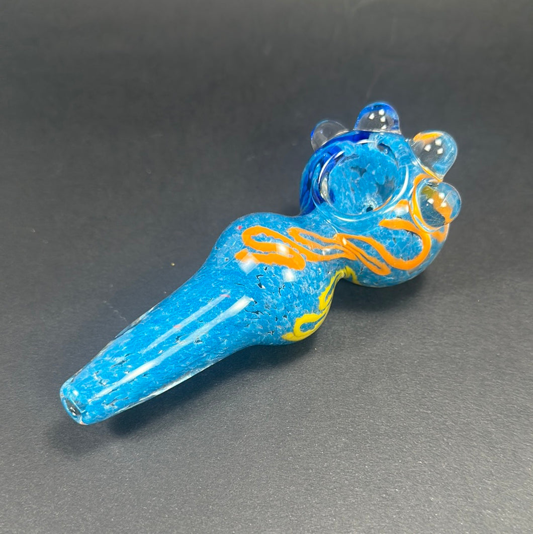 5.5 inch Hand Blown Glass Pipe (P29)
