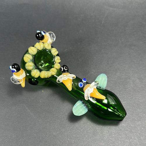 5.5 inch Hand Blown Glass Pipe (P33)