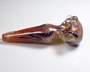 5.5 inch Hand Blown Glass Pipe (P14)